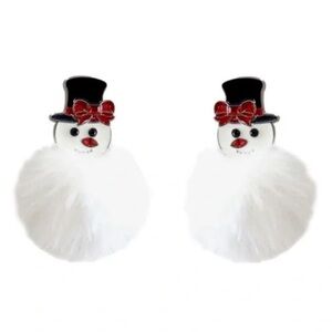 Snowman Holiday Earrings